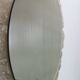 Egon hillebrand round acrylic illuminated mirror with lightening, 1970's germany