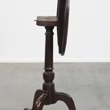 Antique 19th-Century English Tilt-Top Table / Side Table