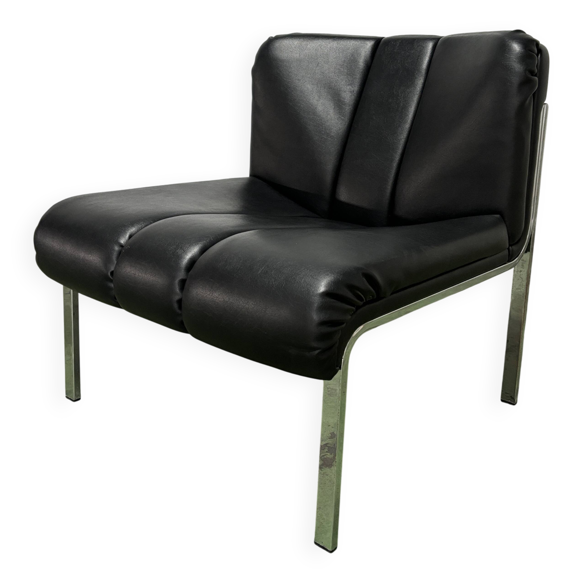 Leather Loungechair by Hans Eichenberger for Girsberger, 1960