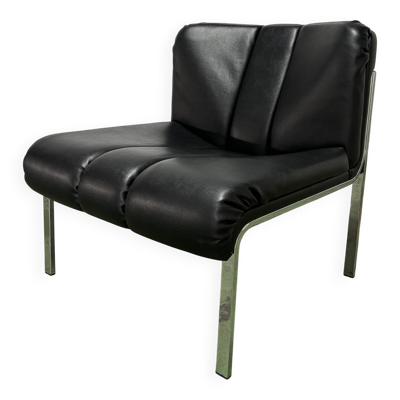 Fauteuil en cuir de Hans Eichenberger pour Girsberger, 1960