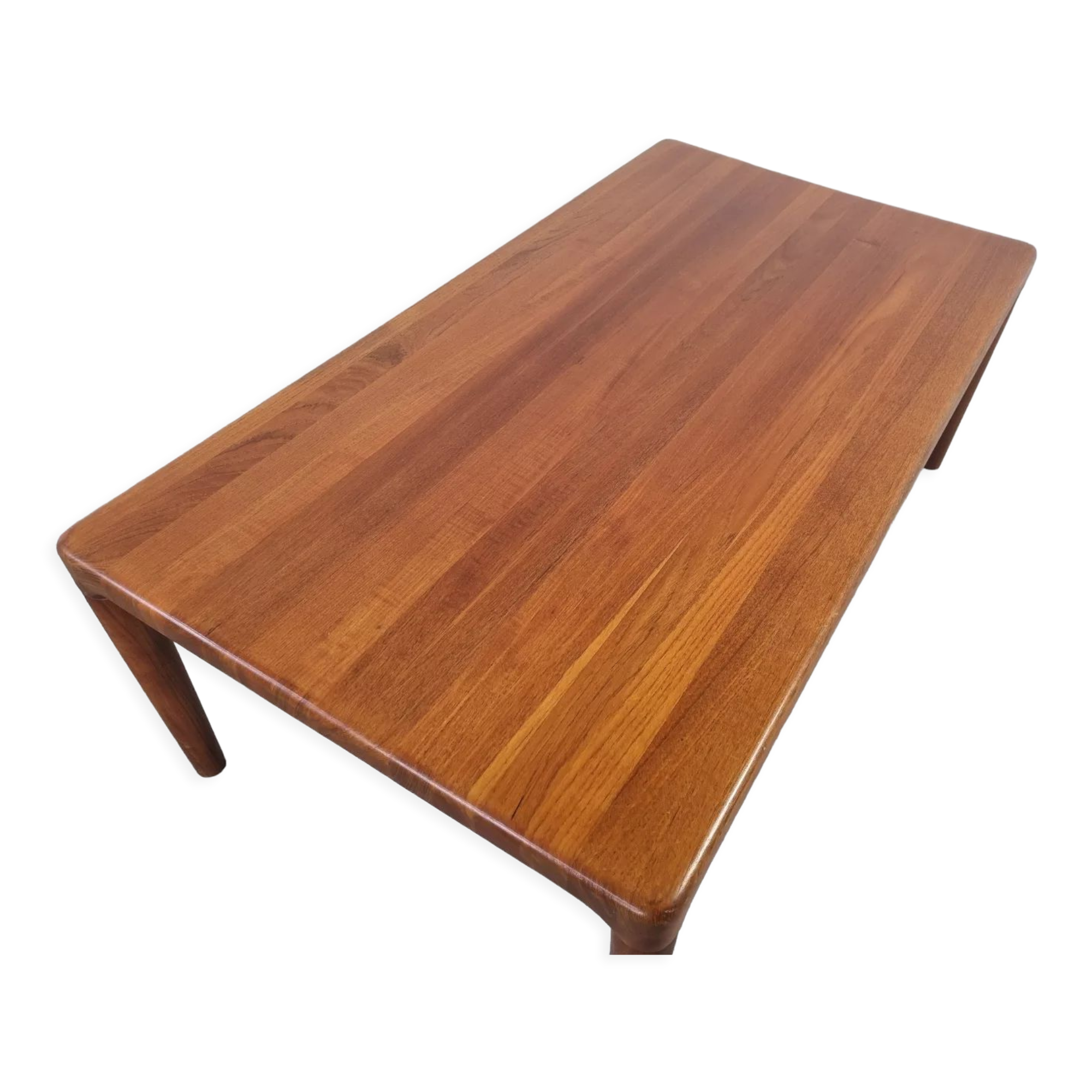 Scandinavian solid teak coffee table from Glostrup, Denmark 60s/70s