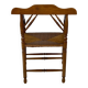 Dutch Antique Oak and Rush Chair, 1930s