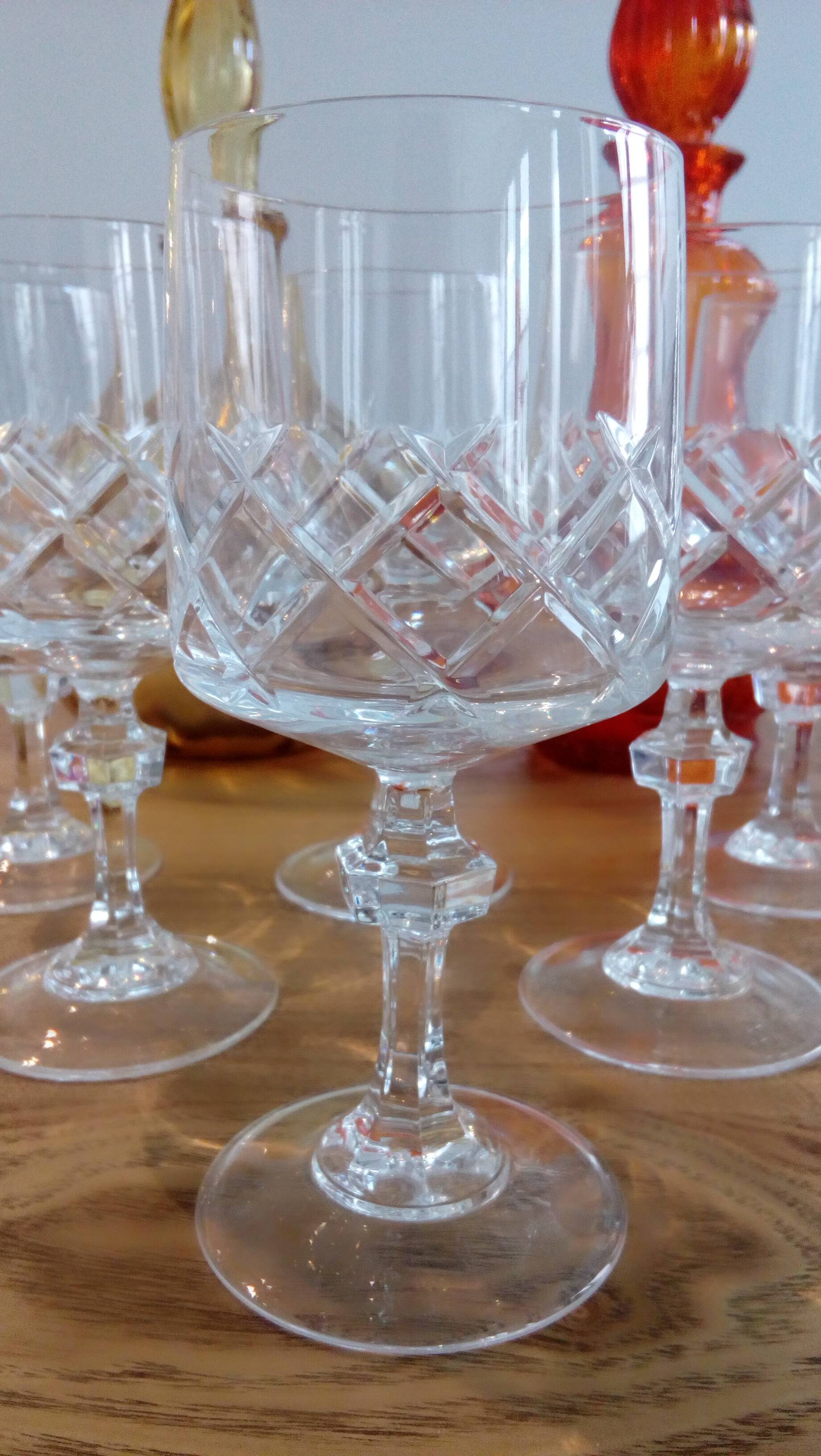 Lorraine crystal glasses