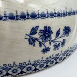 Saladier ancien sur piédouche Boch Frères Astre