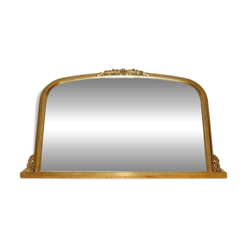 Vintage Victorian Gold Wall Mirror