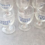 White shepherd balloon glasses