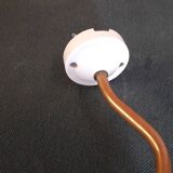 Opaline wall light in blue flower shape