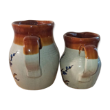 Stoneware pitcher set