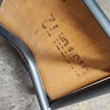 Six Mullca School Chairs 510 feet tapered