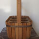 Basket rack wooden