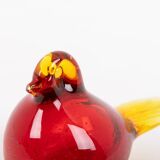 Swedish Art glass Birds sculptures from Bergdala, 1970’s