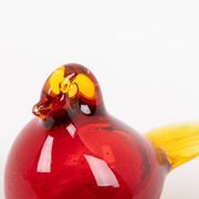Sculptures d'oiseaux en verre artistique suédois de Bergdala, années 1970.