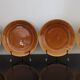 St Amand caramel glazed ceramic dessert plates