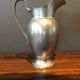 complete set of coffee and tea with milk pot and sugar art Deco in tin
