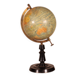 Globe terrestre par J.Forest éditeur Girard & Barrière, début du 20ème s.