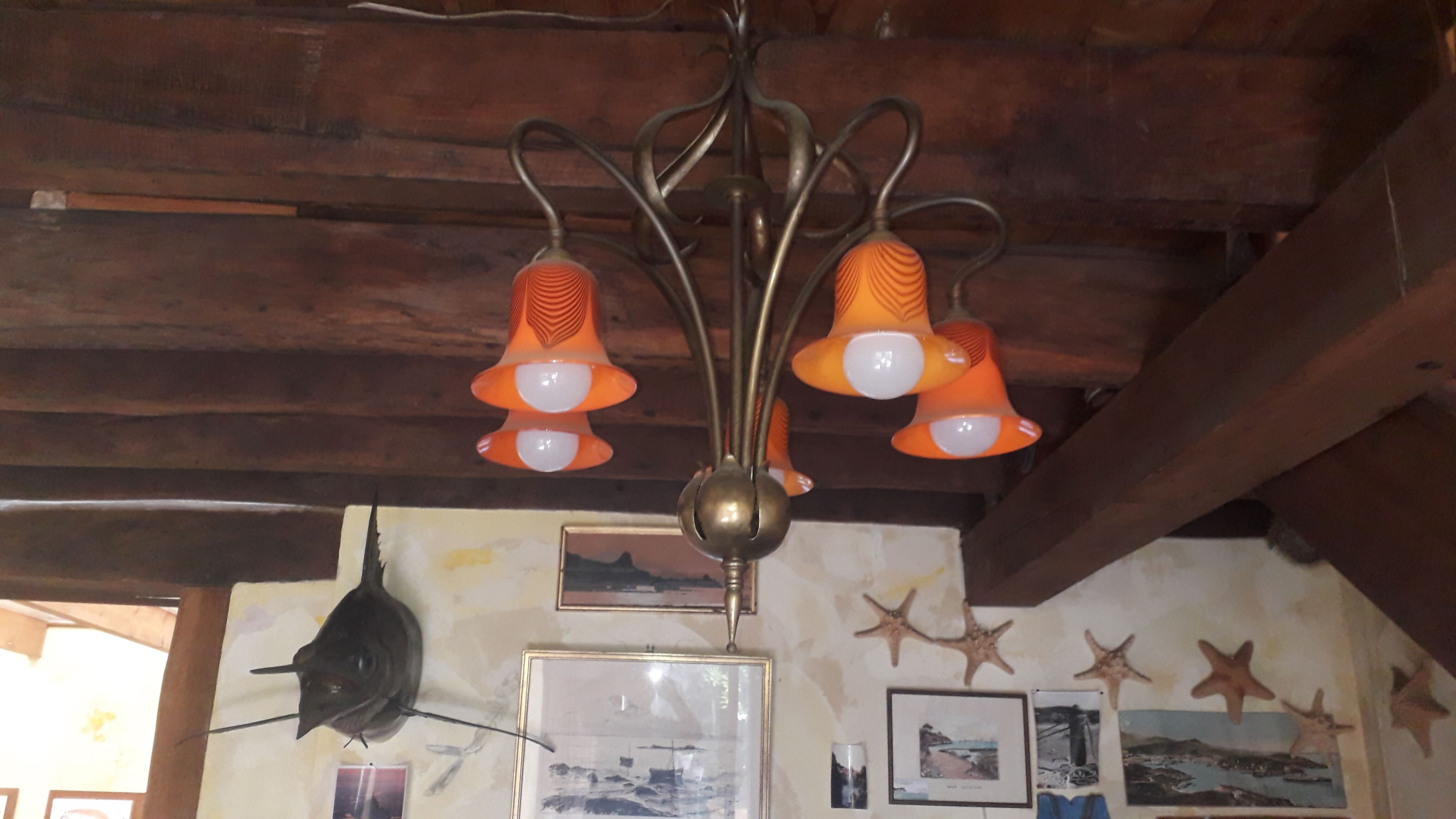 Art nouveau chandelier austria