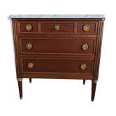 Commode marble and mahogany louis XVI