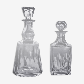 Saint-Louis crystal decanters