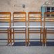 Antique wood table with 4 chairs, wooden table and formica, stepped foot table with extensions, 50's