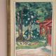 Original Swedish Oil on Panel – “House in Naantali” by John Rosenqvist – Signed – Vintage and Framed – 56.5 × 42 cm (22.2" × 16.5")