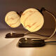 Pair of bauhaus art deco lamps 30s