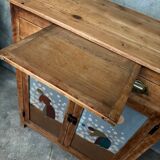 Parisian buffet naive painting