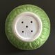 Iris-decorated salad bowl with drainer