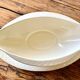 Large fish platter with its sauce boat, annecy model, vintage gien.