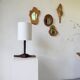 Lampe de table brutaliste artisanale 1950