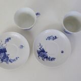 Pair of Blue Flowers Royal Copenhagen cups