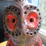 Large ceramic desk lamp Lava year 70