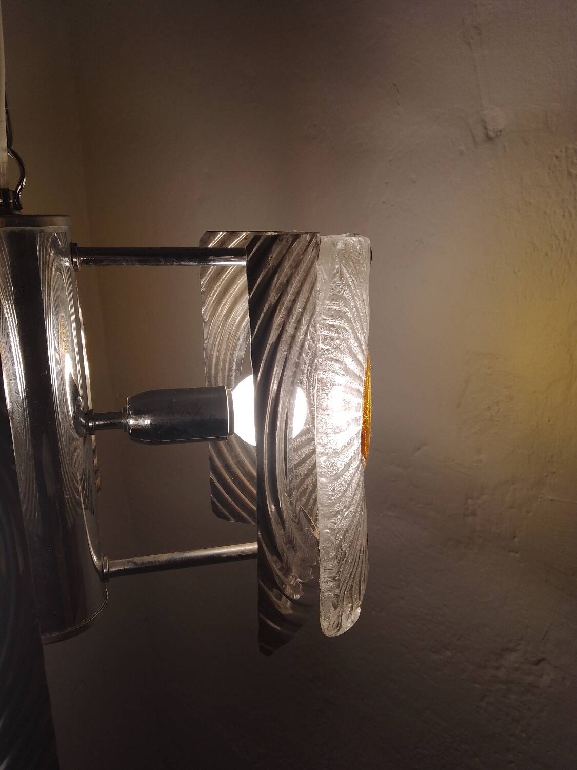Murano glass pendant chandelier zuccheri mazzega ceiling light wine light fixture