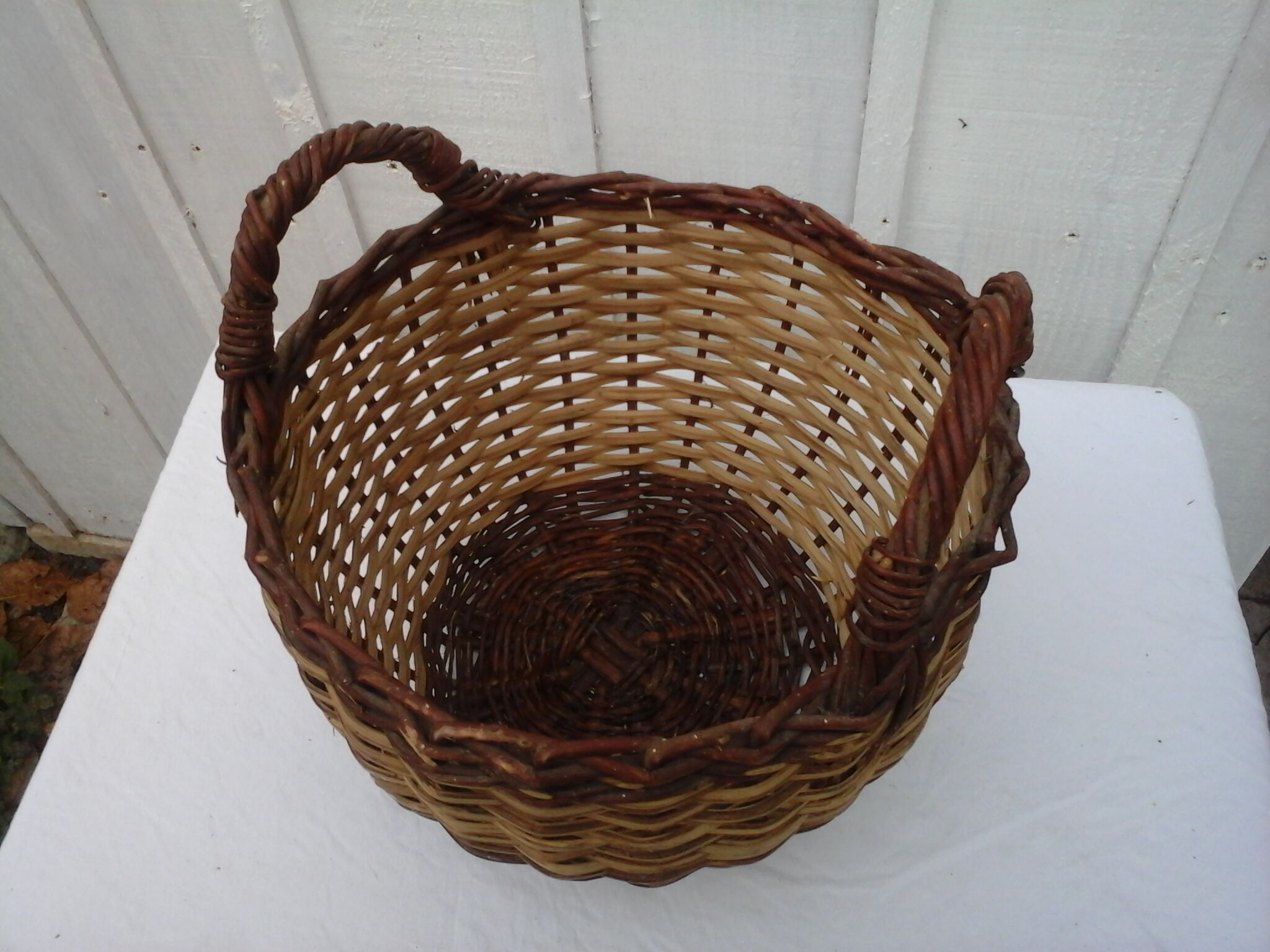 Old round basket