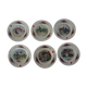 6 dessert plates LOUX Obernai 557112 sarreguemines