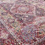 Grand Tapis d'Orient Iran Ancien : Yazd : 4.45 X 3.30 Mètres