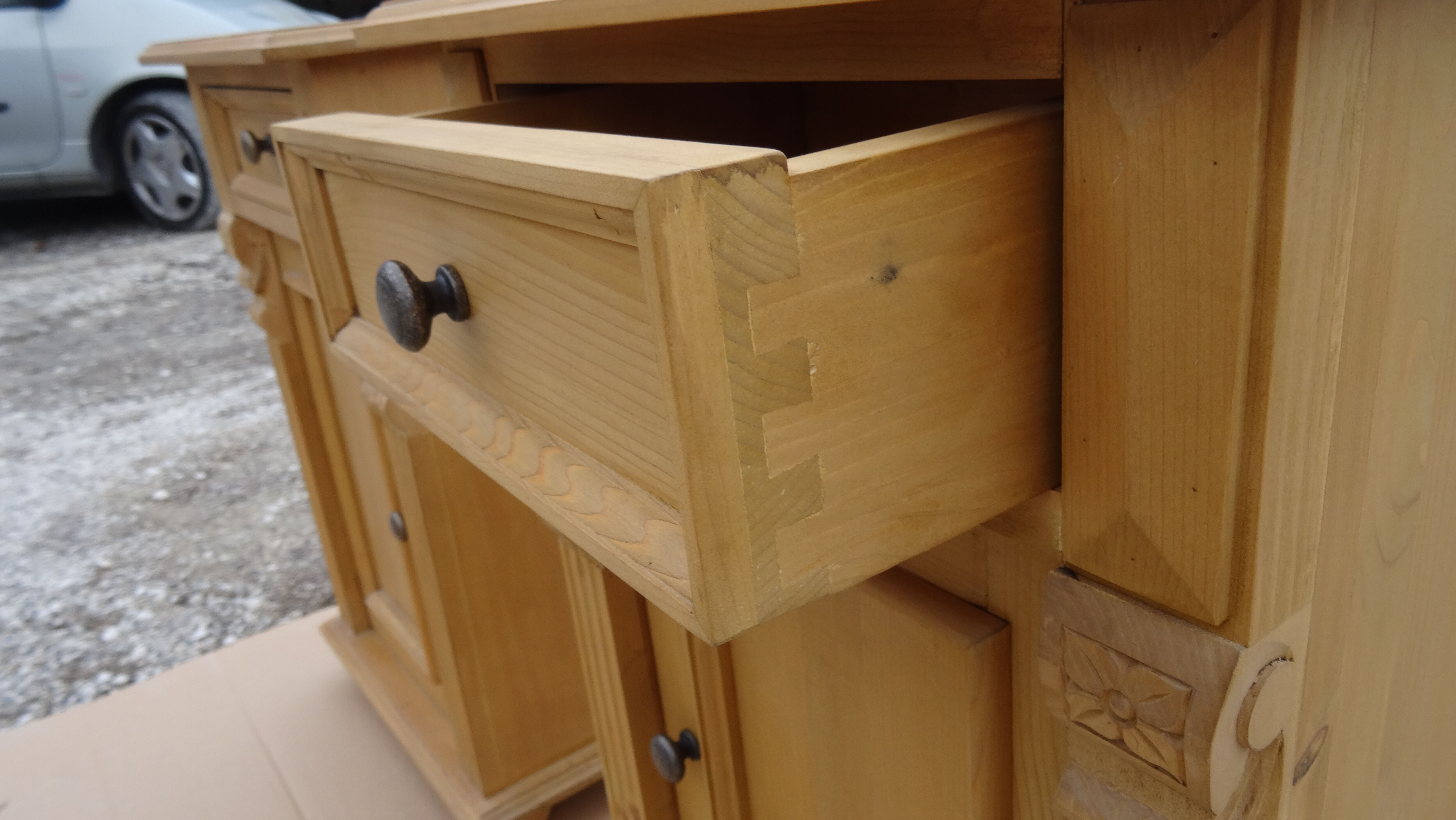 Pair of jam bedside tables