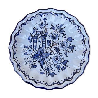 Earthenware plate of Nevers C. Bernard S. Lucet