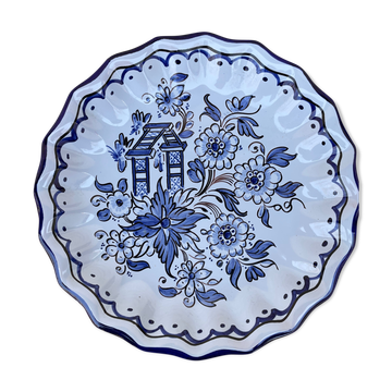 Nevers faience plate C. Bernard S. Lucet