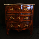 Convenient in-between rosewood marble and golden bronze period Regency
