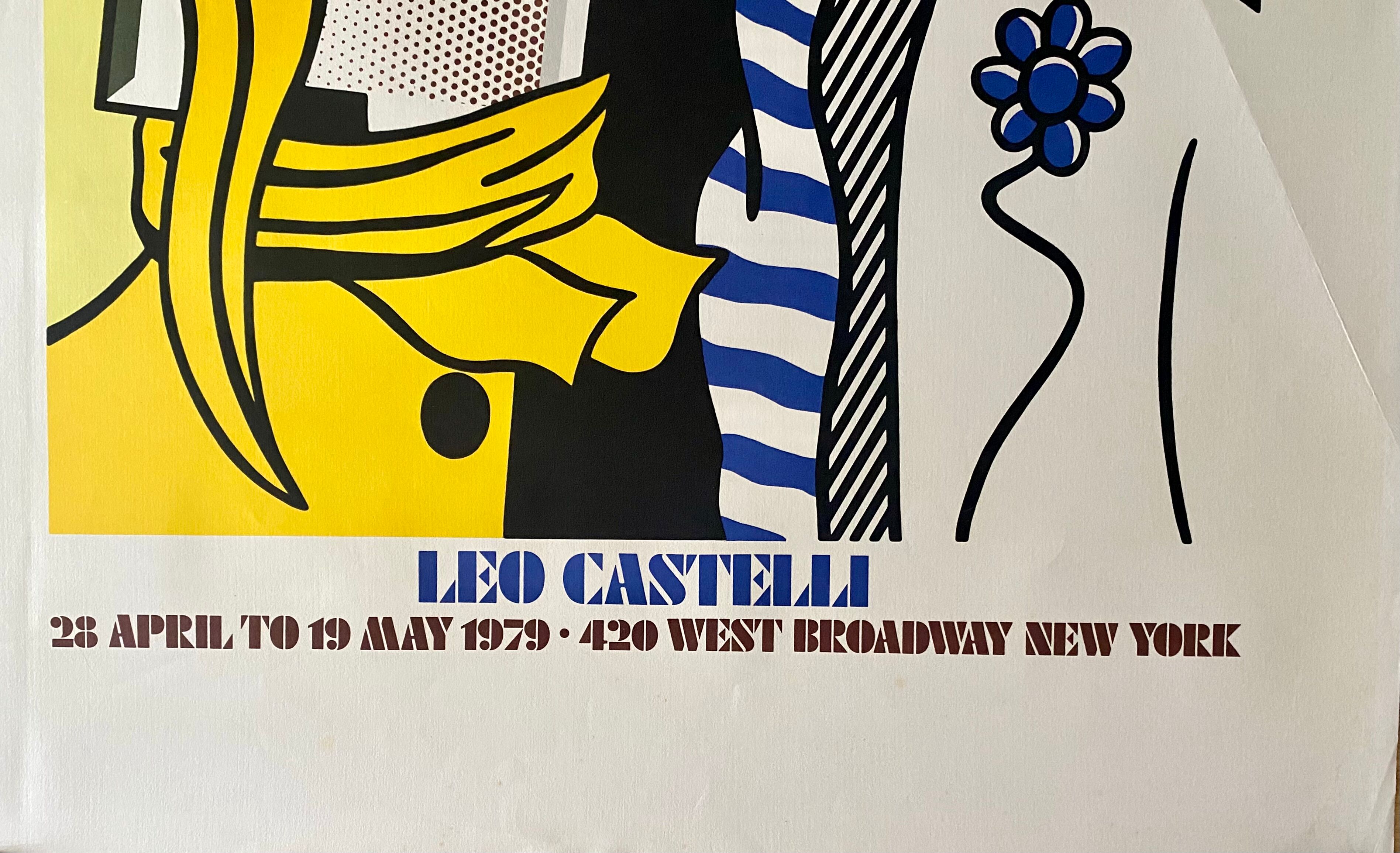 Roy Lichtenstein - Original Exhibition Poster at Leo Castelli Gallery, 1979 - Poster