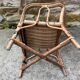Fauteuil en rotin enfant vintage