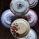 6 mismatched dinner plates