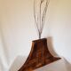 Wooden vase