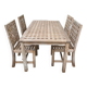 Outdoor table and chairs
