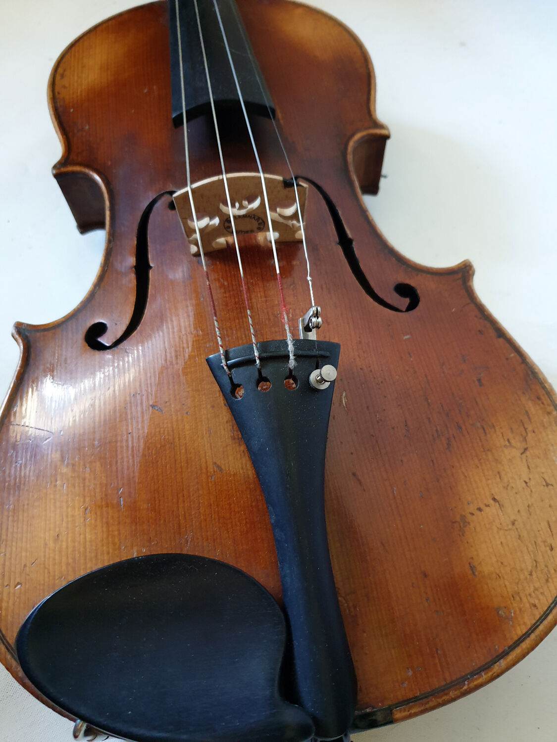 Old violin 4/4 + accessories stanislav plzdni 1920