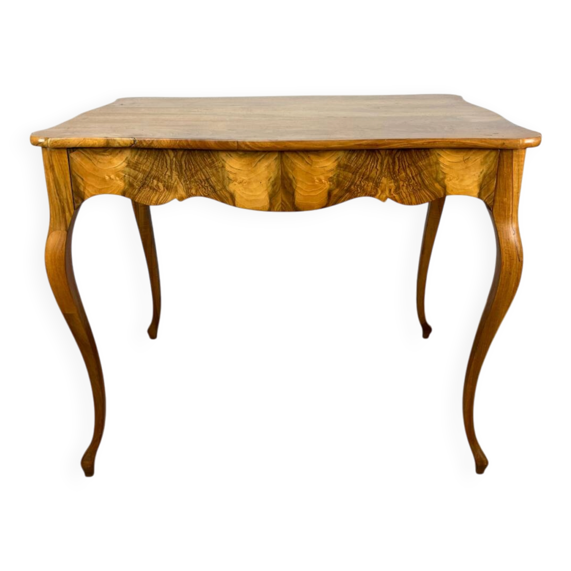 Table Louis XV noyer blond, début 19ème