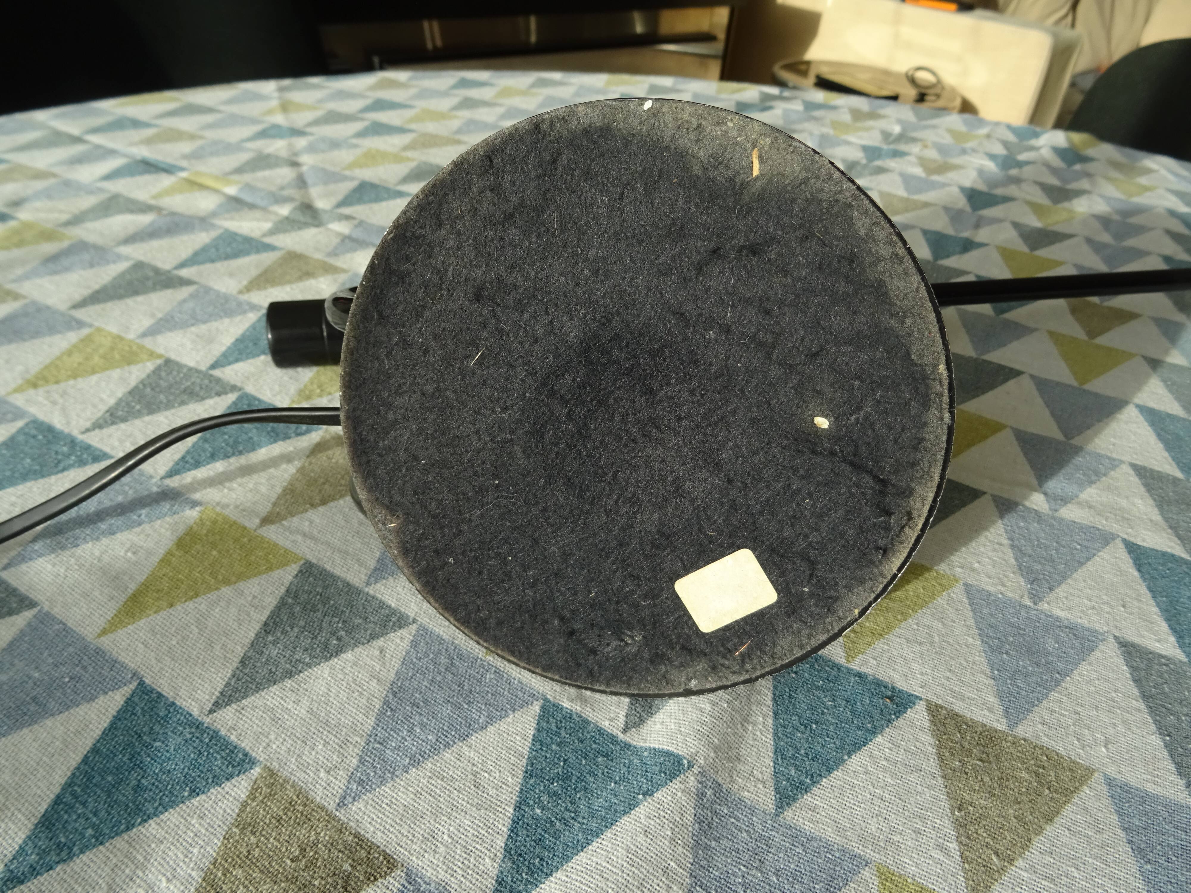 Aluminor articulated lamp black metal Vintage 70/80