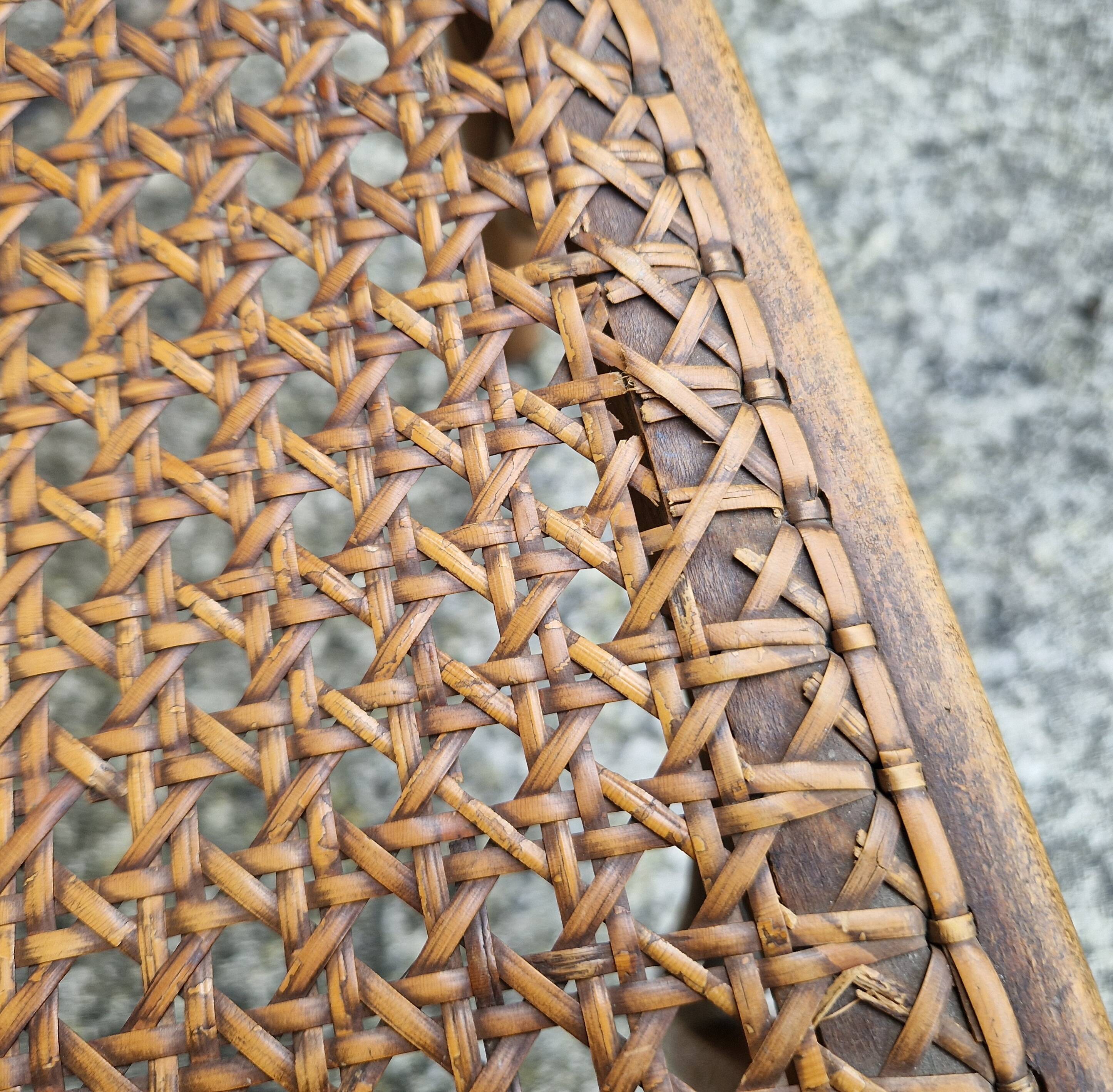 Small antique Baumann children's cane chair