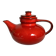 Jasba Germany red teapot