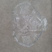 Bohemian crystal fruit basket